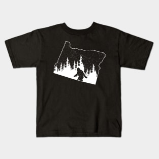 Oregon Bigfoot City Kids T-Shirt